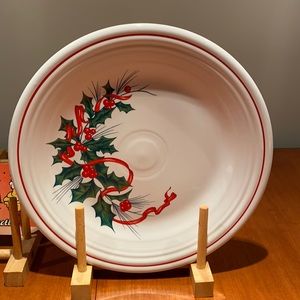 1997 Fiestaware Christmas dinner plate